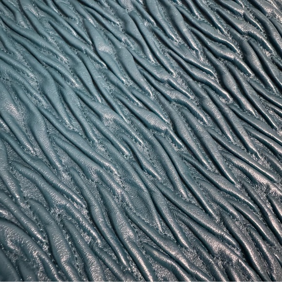 COACH Madison Phoebe Shoulder Bag in Gathered Twist Leather Teal - Picture 6 of 17